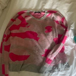 Pink camo sweater